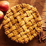 Photo showing a Thanksgiving pie